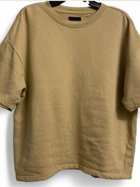 PacSun Men's Short Sleeve Crewneck Tee in Tan
